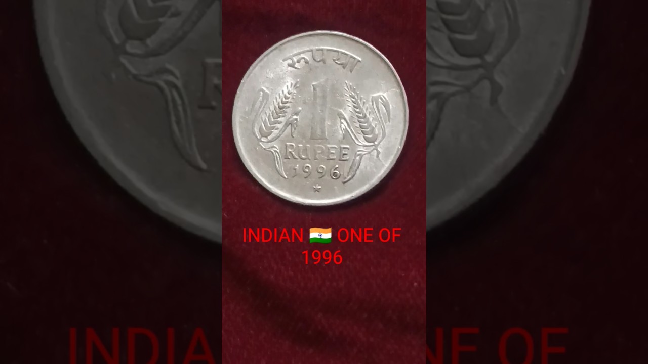 Classic Marvelous & Rare 🇮🇳 1 Rs. Coin Of 1996 