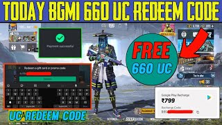 BGMI 660 UC REDEEM CODE TODAY || BGMI NEW REDEEM CODE || BATTLEGROUNDS MOBILE INDIA UC REDEEM CODE screenshot 5