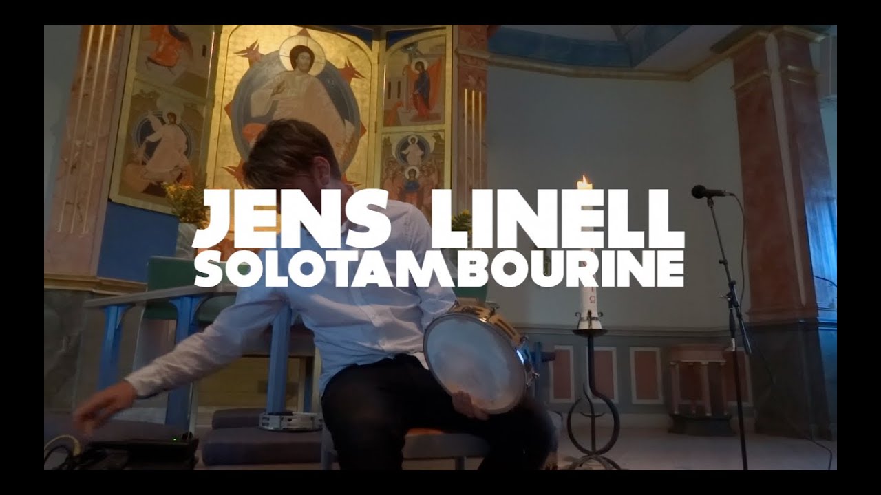 Jens Linell - Solo Tambourine - Live at the church in Ransäter