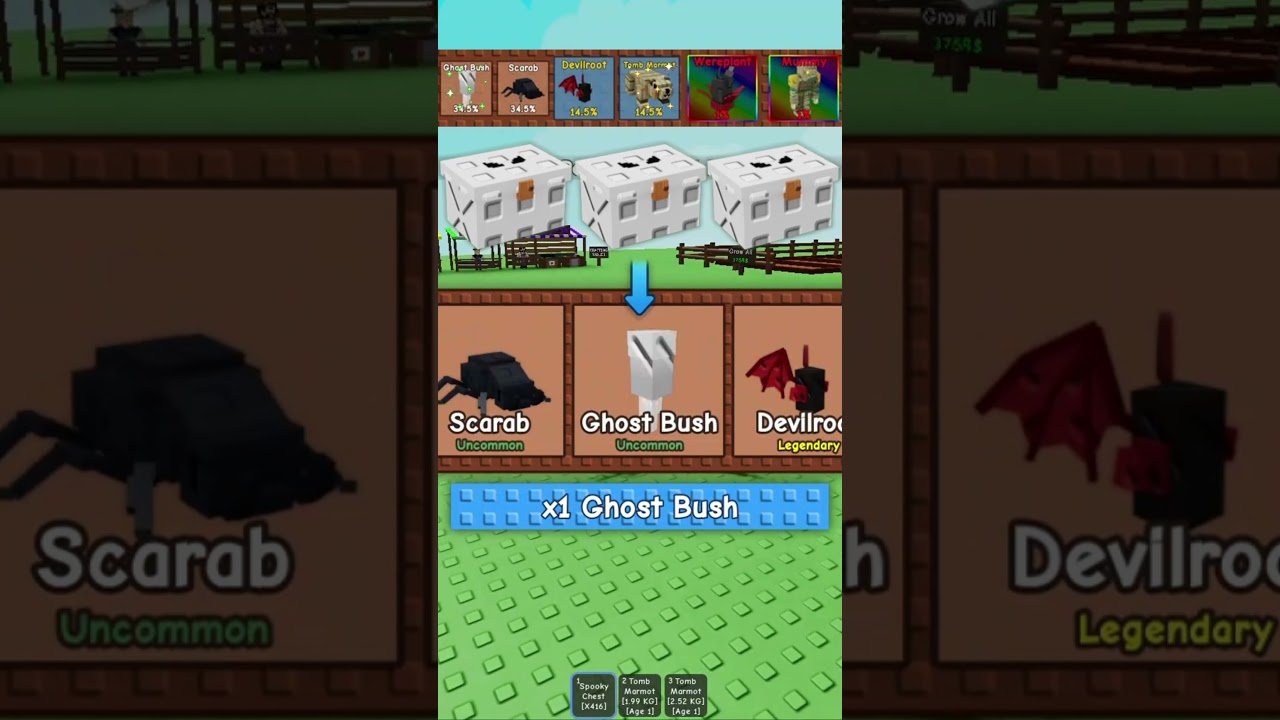 🎃 Grow a Garden (GaG) | Spooky Chest Opening 