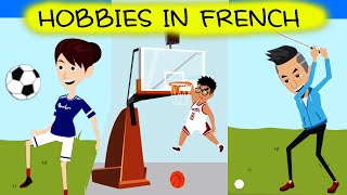 French hobbies vocabulary - French vocabulary for beginners - Learn French with Tama lesson 11 screenshot 3