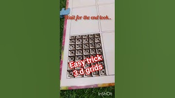 easy 3d grids mehndi  #hennatattoodesign #henna #hennadesign #art #mehandi #mehendidesign #shorts