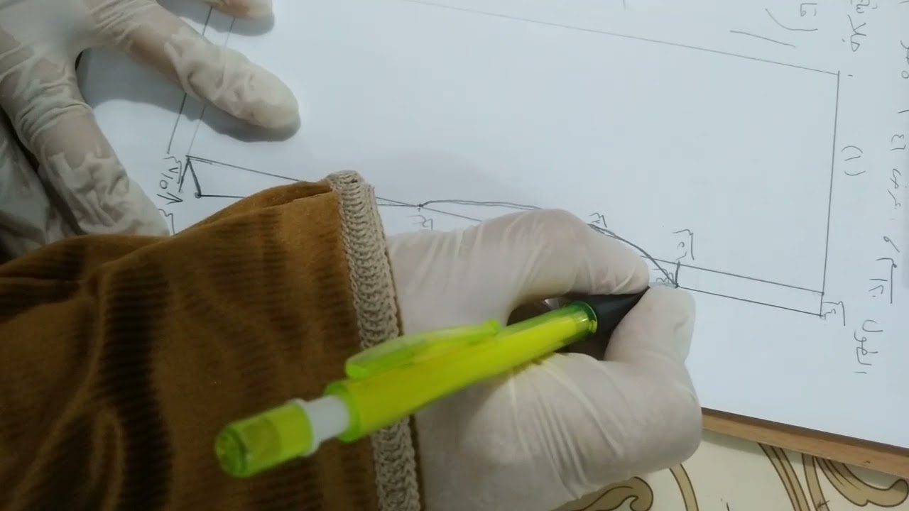 جلابيه رجاليه (قالب الخلف) المرحله الثانيه