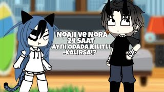 Nora Ve Noah 24 Saat Ayni Odada Ki̇li̇tli̇ Kalirsa? Gacha Rui Ürkçe