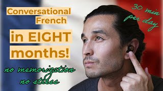 I learned French the lazy way, SHOCKINGLY it worked | Language Experiment Comprehensible Input