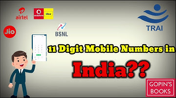 11 Digit Mobile Numbers in India | TRAI | Airtel | Jio | Vodafone 🔥🔥🔥