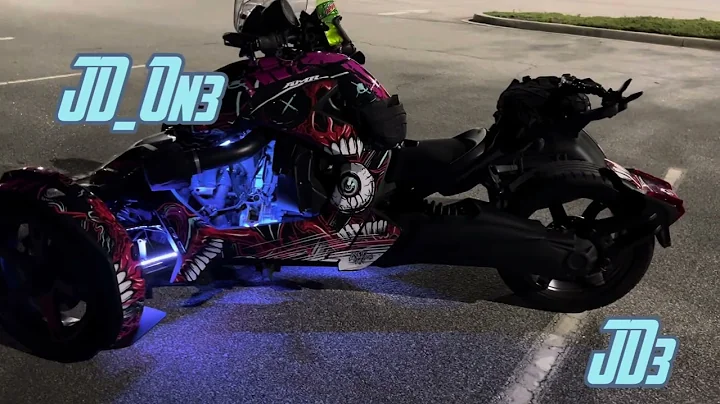 Wireless and Rechargeable LED lights for the CanAm Ryker