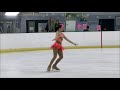 Sofia frank  1st double axel in a competition