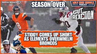 Gut Reaction: Broncos Fall to Patriots in the Elements | MHH Podcast