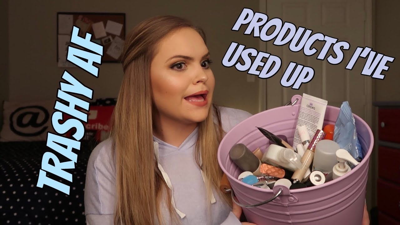 GOING THROUGH MY TRASH EMPTIES!!! YouTube