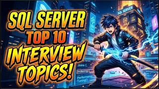Top 10 SQL Server Interview Topics 🔥 | Must-Know Concepts for Developers