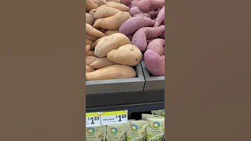 Ямс и сладкий картофель. В чем отличие? Продукты в Америке. Магазины в США.