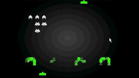 the classic space invaders