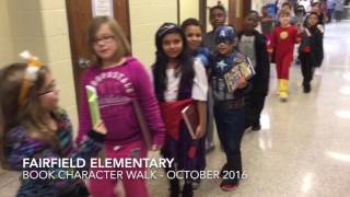 Fairfield Elementary Book Character Walk Oct 2016