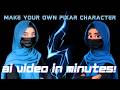 How To Create Your Own 3D PIXAR Character and Video With AI (Step-by-Step)