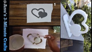 How to make unique Couple Heart   DIY Easy Valentine Gift Idea   DIY Valentine Couple Heart Decor ❤️