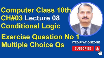 Programming in C Language, Computer Class 10, Unit 3, Conditional Logic, Multiple Choice Question 1