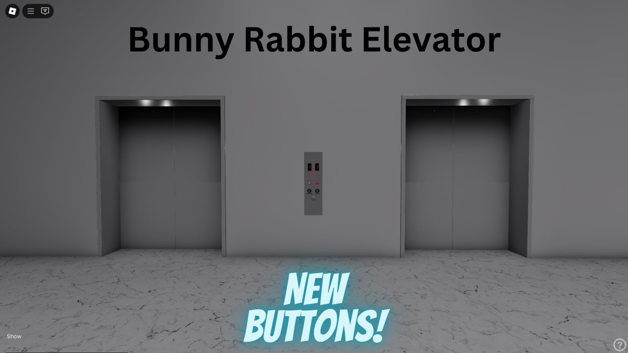 (New Buttons!) Huge Bunny Rabbit Hydraulic Elevators @ Supermarket ...