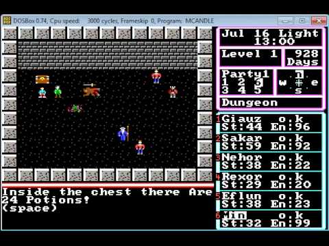 Magic Candle Gameplay