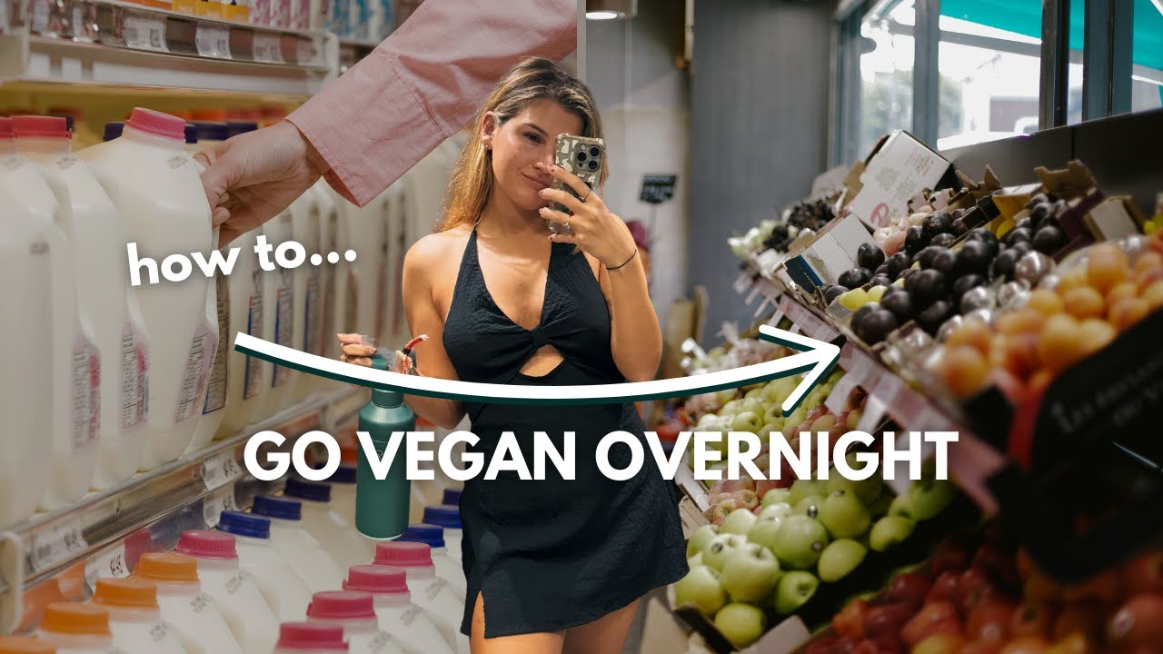 how to go vegan overnight ✔️ (5 step checklist!! )