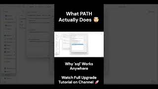 PATH Variables Explained Simply | What PATH Actually Does 🤯 #sqlcl #mcp #environmentvariables #sql
