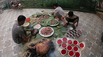 LỢN RỪNG 7 MÓN, TIẾT CANH VÀ GỎI LỢN RỪNG NGON TUYỆT ĐỈNH | Nhịp Sống Thường Ngày