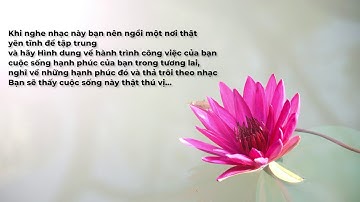 Nhạc không lời nói chuyện với tiềm thức - cảm ơn tiềm thức #tiemthuc #thien #thugian #thathu