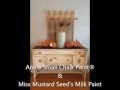 Annie Sloan Chalk Paint® layered with Miss Mustard Seed's Milk Paint Annie Sloan Chalk Paint® layered with Miss Mustard Seed's Milk Paint