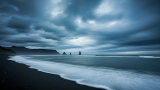 Quiet Night Ocean Ambience | No Ads to Relax Instantly and Rest Deeply with Slow Wave Patterns