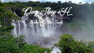 4 hours relaxing piano nature sounds deep sleep stress relief calm mind waterfall birds