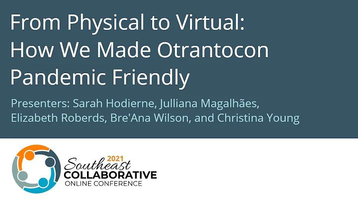 From Physical to Virtual: How We Made Otrantocon Pandemic Friendly (CC)