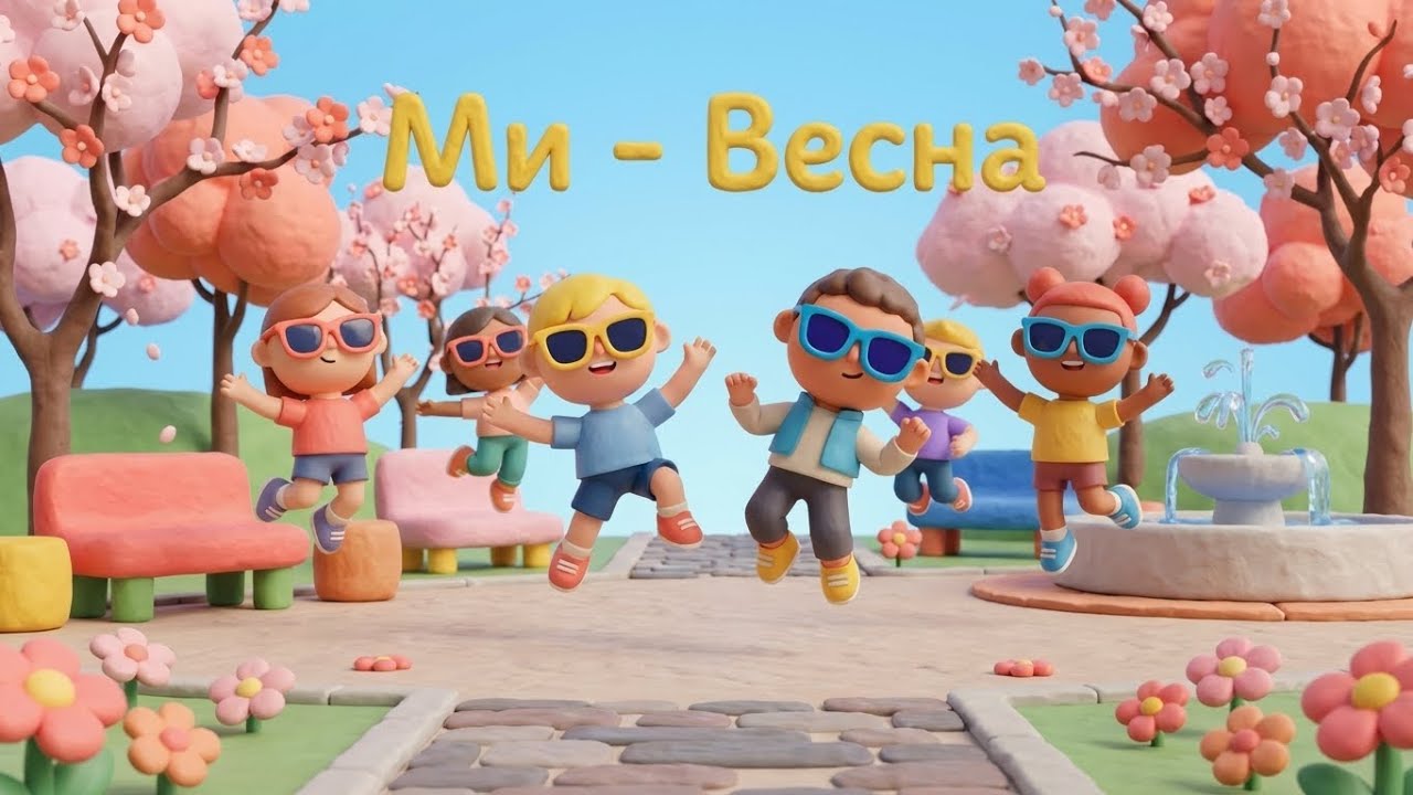 Ми — весна! ☀️ Найкрутіша сучасна пісня для дітей | Весняний драйв | ROOMinROOM