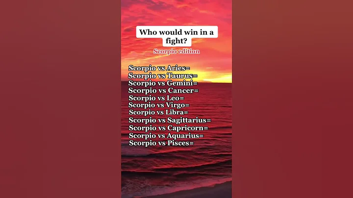 Who Would Win A Fight (Scorpio) | Zodiac Signs # #shorts #Zodiac - DayDayNews