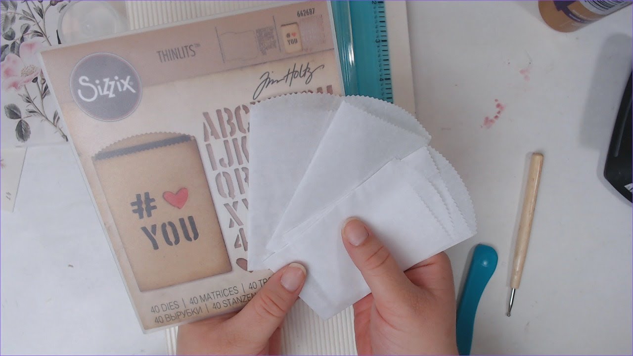 Tim Holtz Gift Card Bag Die Cut YouTube
