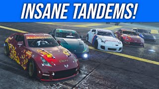 GTA 5: INSANE Drift Meet - SMOOTH Tandems, Hidden Lines, Jump Drifts, and MORE!