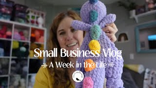 A DAY IN THE LIFE AS A SMALL BUSINESS OWNER / STUDIO VLOG #006 / PACKING ETSY ORDERS