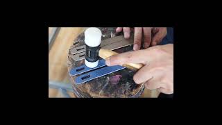 1/8 Making a Togo Leather Depeches 25 Bag - 4K ASMR #shortvideo