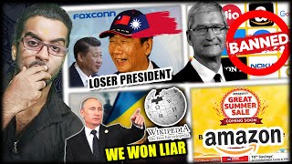 Apple Banned Samsung Xiaomi etc, Russia vs Wikipedia, Amazon Summer Discount, Foxconn CEO on Taiwan