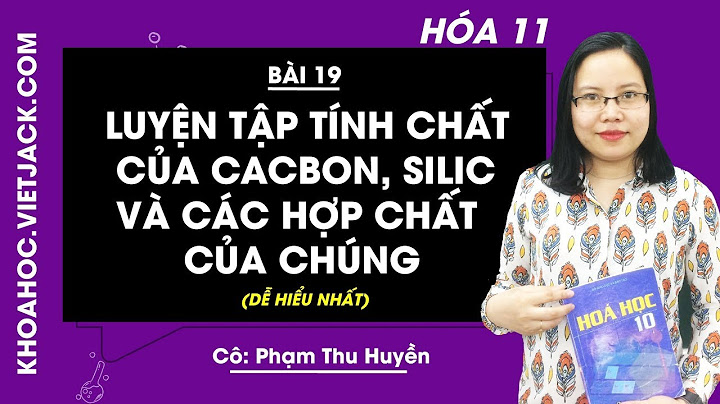 Giải hóa 11 sgk bài hợp chất cacbon