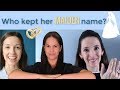 Maiden and Married Names 👰 U.S. Culture with Jennifer, Rachel & Vanessa