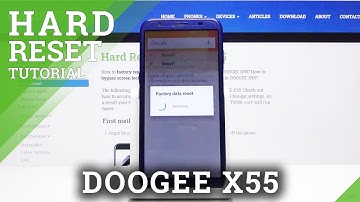 How to Hard Reset on Doogee X55 - Factory Reset Instructions