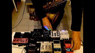 Saxophone & Effects: Loops, pitch shifting and glitches