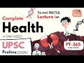  complete health in one  upscprelims 2024  must watch