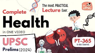 Complete *Health* in One Video | UPSCPRELIMS 2024 | Must watch