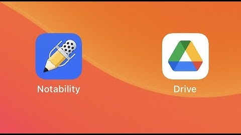 Notability and Google Drive