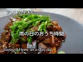 オートミール/米ナスで作る味噌炒め/かきもち【国際結婚・海外生活Vlog】How to make stir-fried eggplant miso