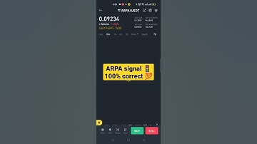 #Arpa #coin #cryptocurrency #blockchain #signal #crash #testnet #2.0 #correct