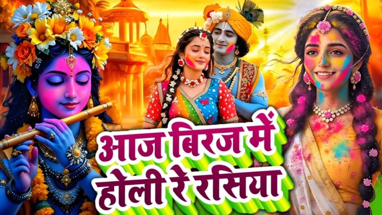 LIVE  #video  Aaj Biraj Mein Hori Re Rasiya | Krishna Bhajan | आज बिरज में होरी रे रसिया 2026
