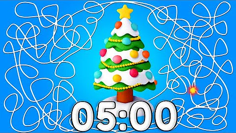 5 Minute Timer Bomb Christmas Tree | Festive Holiday Countdown🎄