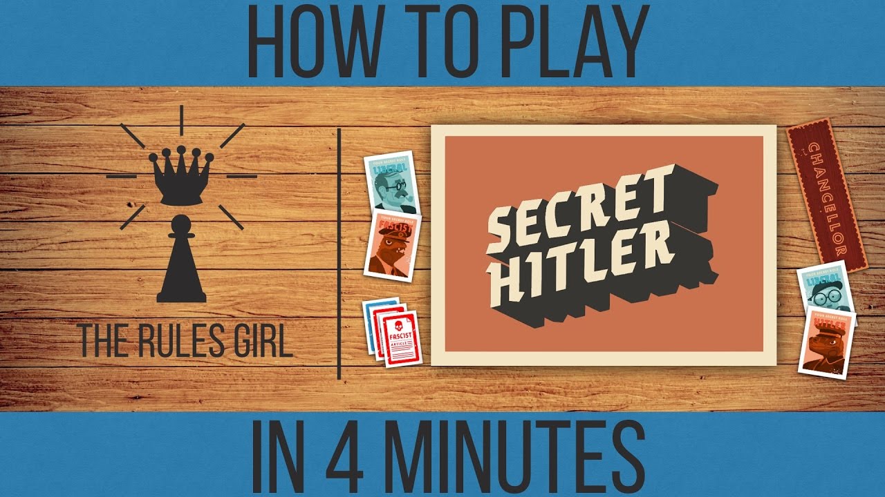 Broer Socialistisch Almachtig How to Play Secret Hitler in 4 Minutes - The Rules Girl - YouTube